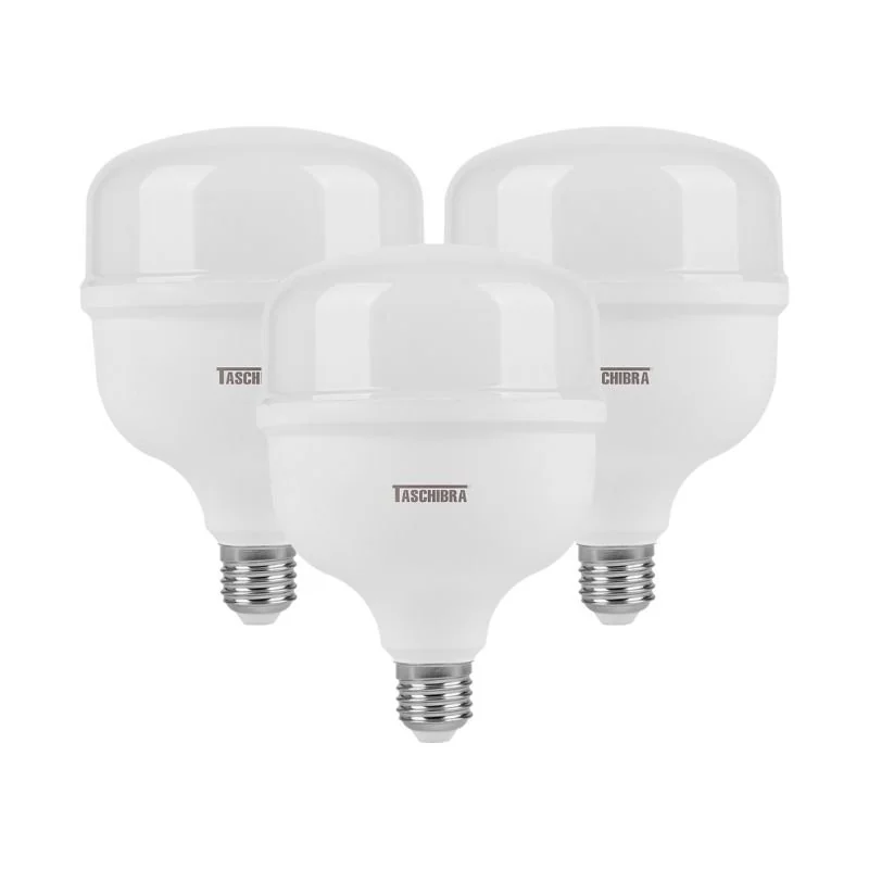 Kit 3 Lâmpadas High Led Taschibra Tkl 270 / 50w E27 6500k