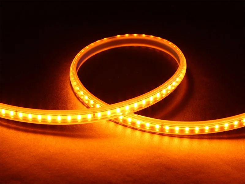 Fita Led Taschibra 5w/m 120 Leds Techcord Ip65 220v Valor Do Metro Amarela