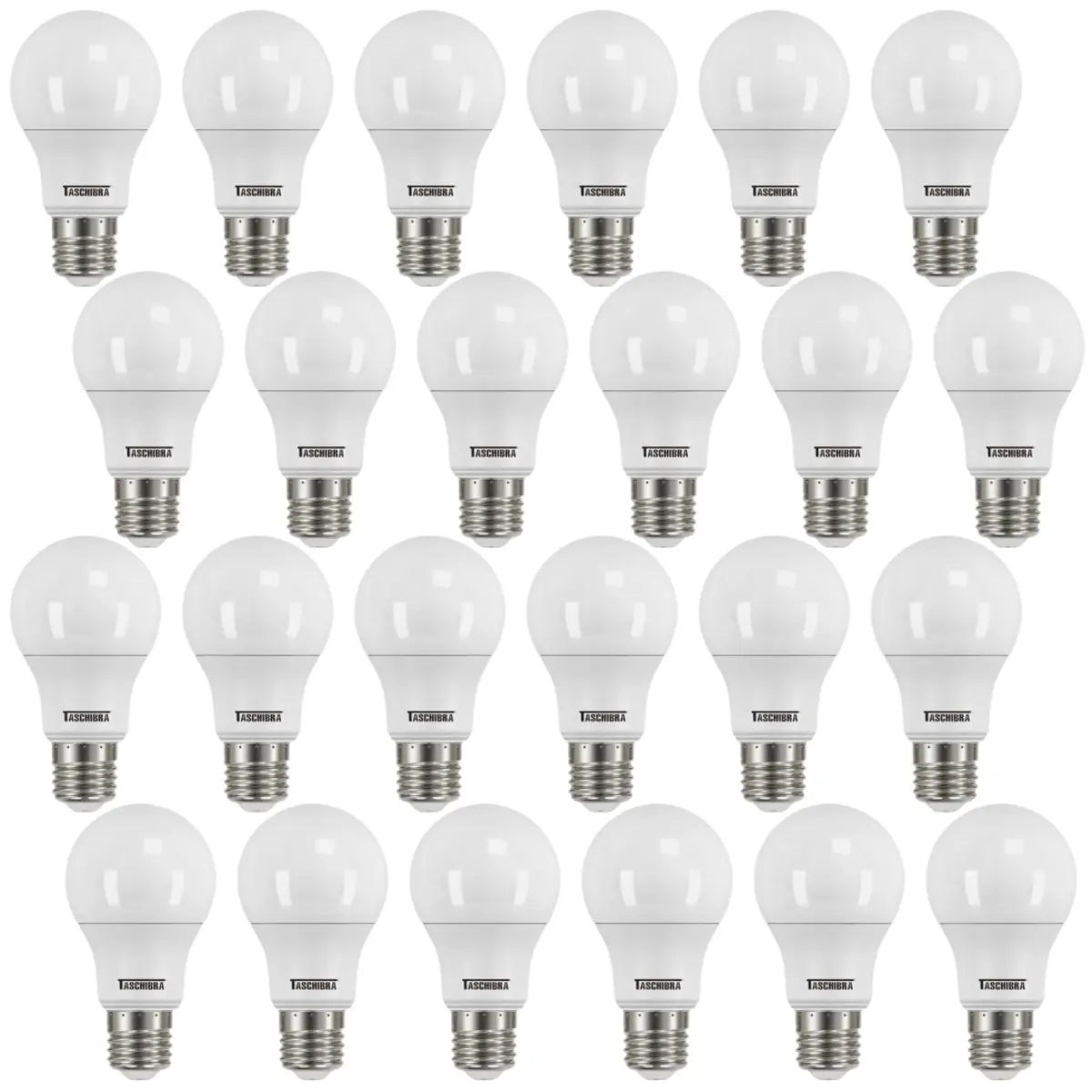Lâmpada LED 9W 6500K Branco Frio Pack 6 Taschibra Kit 4 Unidades