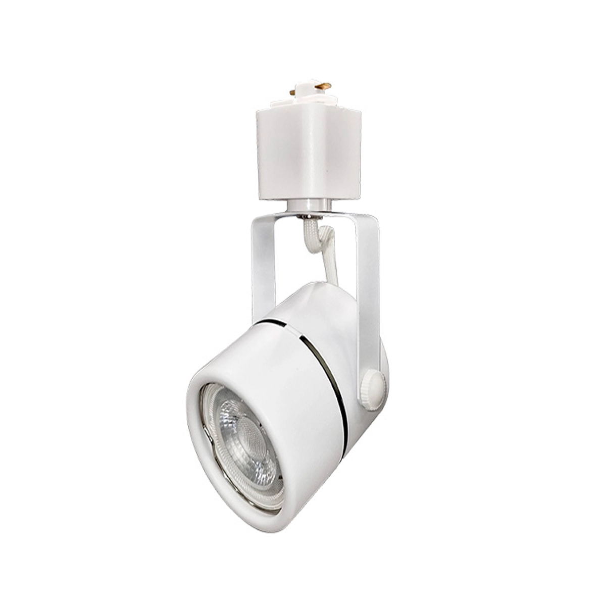 Spot Para Trilho Classic Redondo Mr16 Gu10 Bco/pto Branco