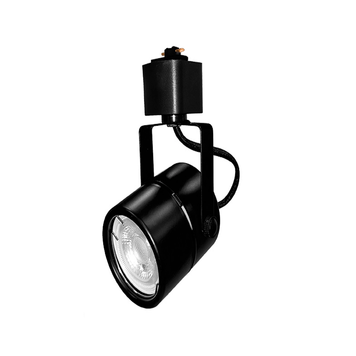 Spot Para Trilho Classic Redondo Mr16 Gu10 Bco/pto Preto