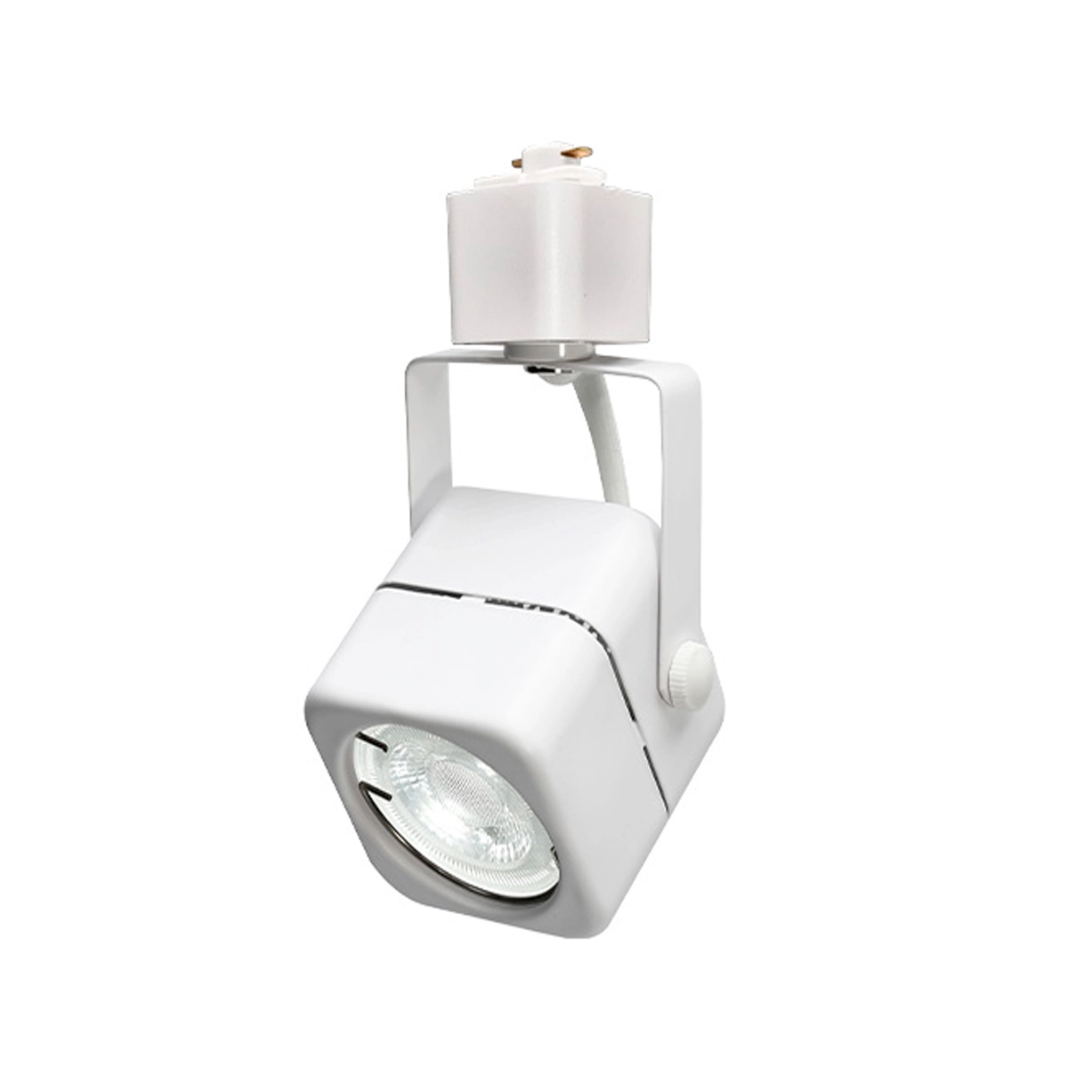 Spot Para Trilho Classic Quadrado Mr16 Gu10 Bco/pto Branco