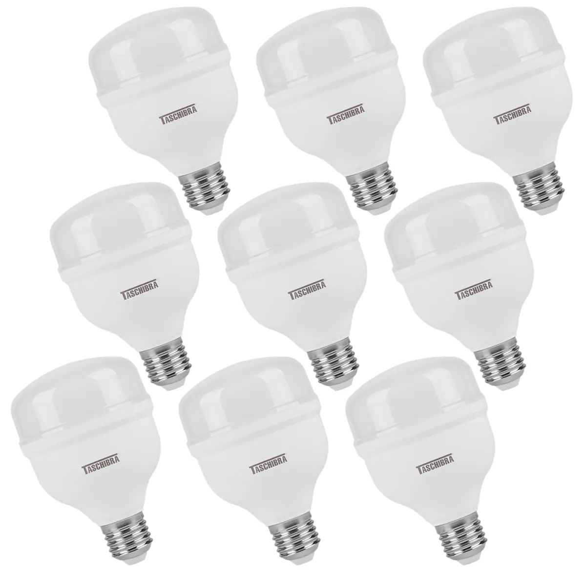 Lâmpada LED Bulbo 30W E27 Pack3 6500K Taschibra Kit 3 Unidades