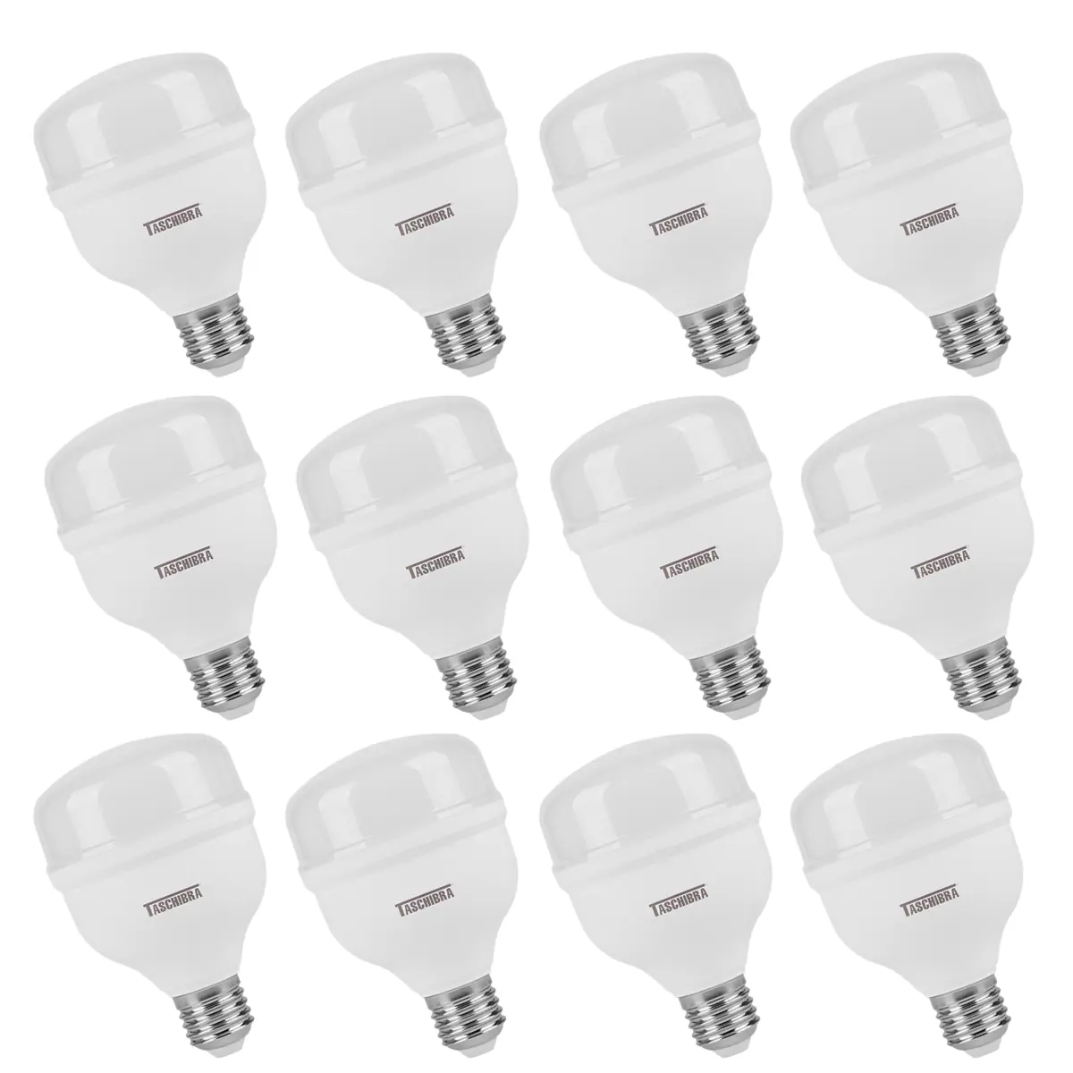 Lâmpada LED Bulbo 30W E27 Pack3 6500K Taschibra Kit 4 Unidades