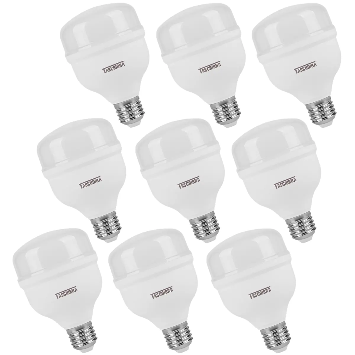 Lâmpada LED Bulbo 40W E27 Pack3 6500K Taschibra Kit 3 Unidades