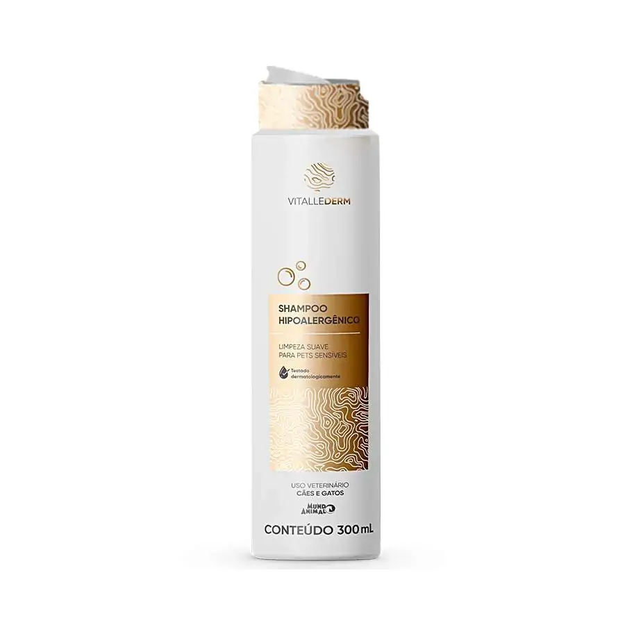 Vitallederme Shampoo Hipoalergã Nico Para Cã Es E Gatos