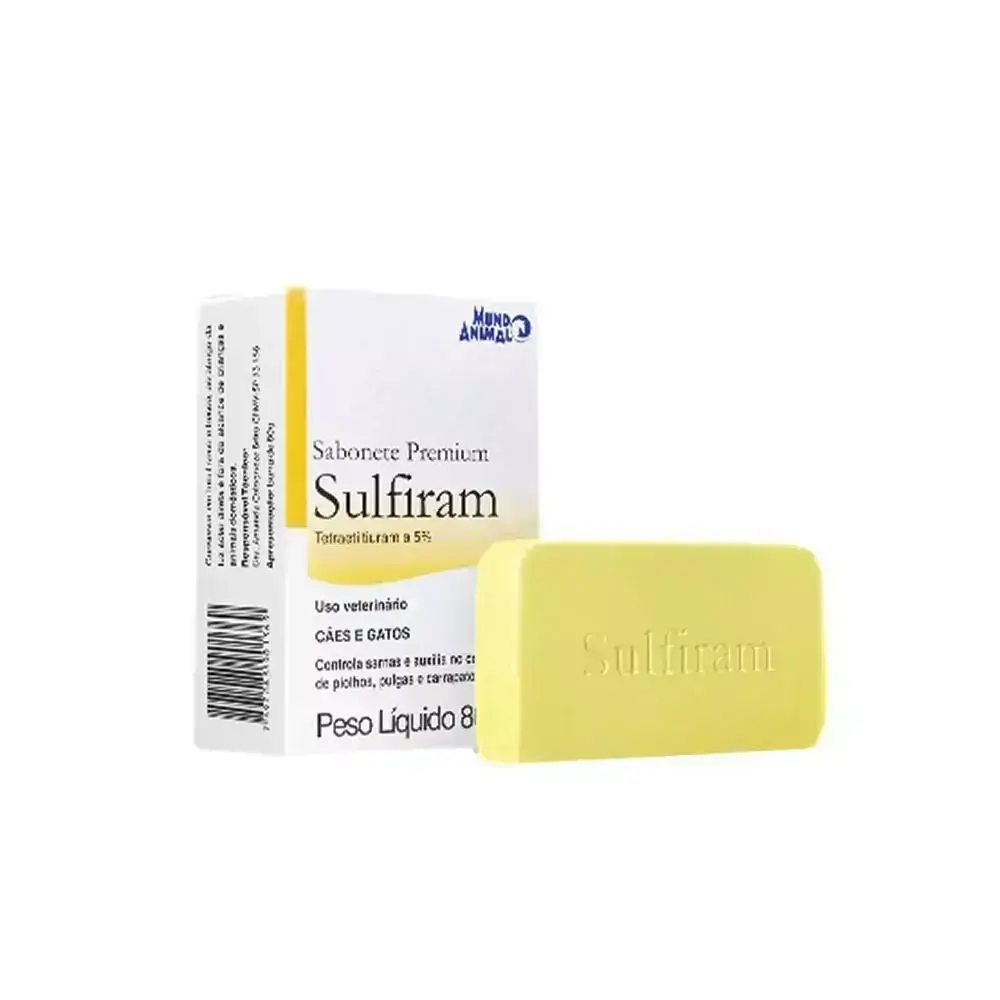 Sabonete Premium Sulfiram Mundo Animal 80g