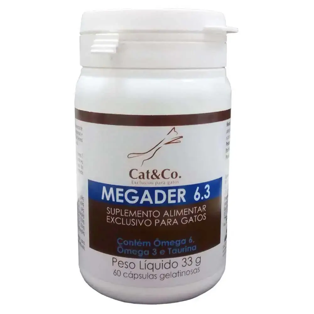 Nutrisana Megaderm Gatos 6.3 60 Cápsulas
