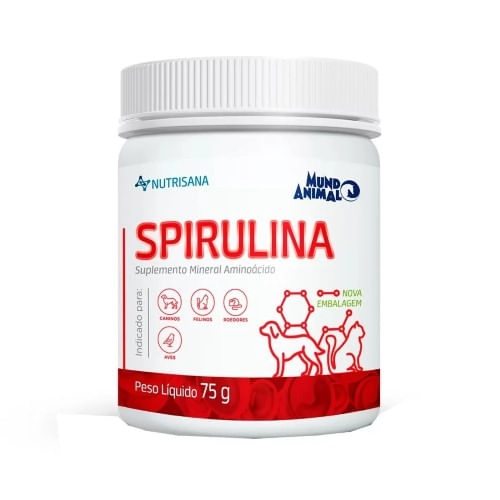 Suplemento Alimentar Spirulina Nutrisana 75g