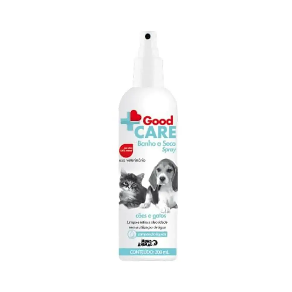 Spray Banho A Seco Good Care 200 Ml Mundo Animal