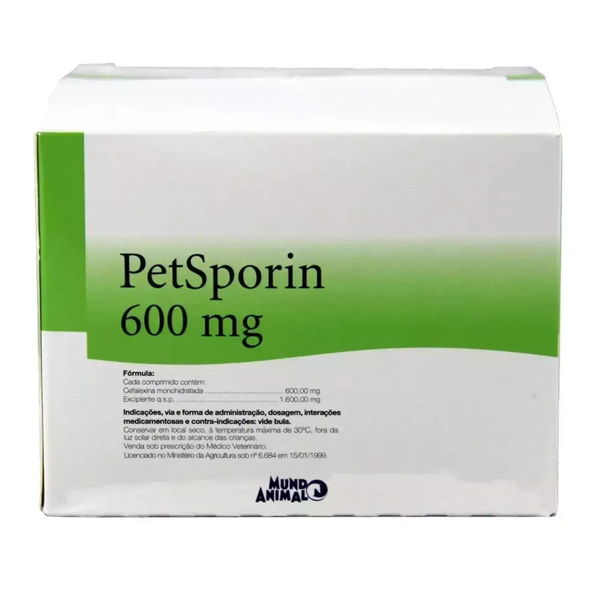 Petsporin 600mg 120 Comprimidos Mundo Animal