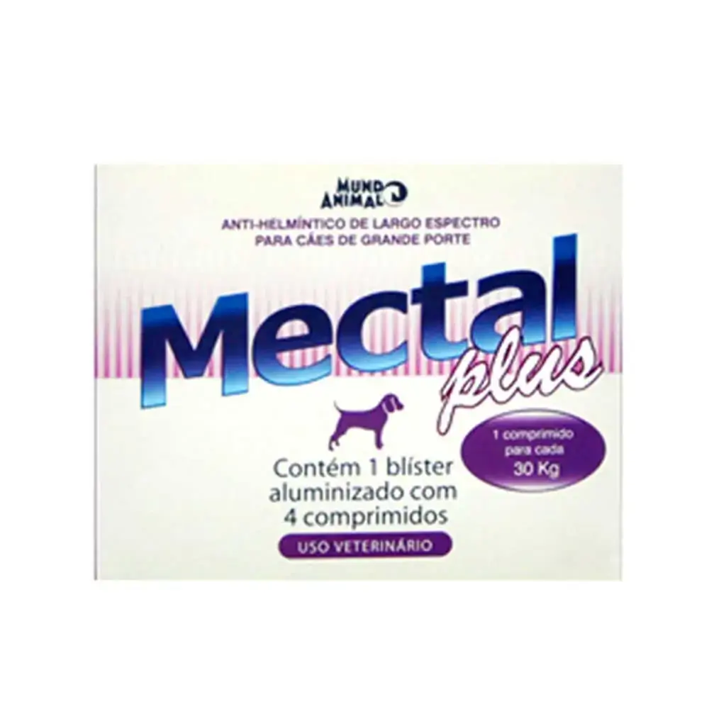 Mectal Cães 30kg Mundo Animal