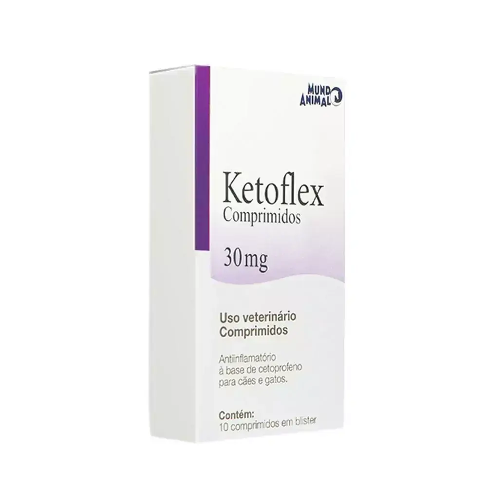 Ketoflex 30mg Mundo Animal 10 comprimidos