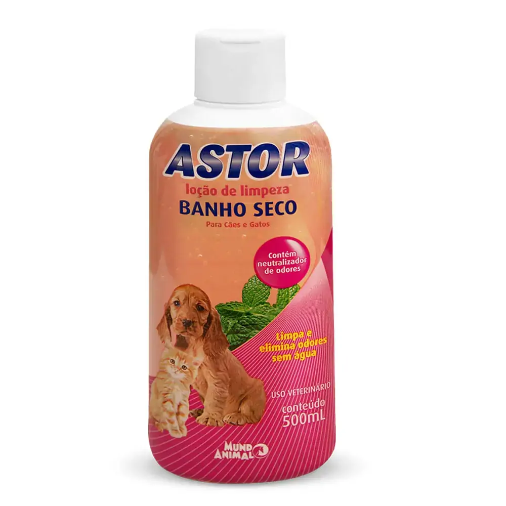 Banho a Seco Astor 500ml Mundo Animal