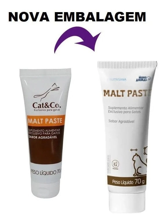 Supl.nutrisana Malt Paste Gatos 70gr