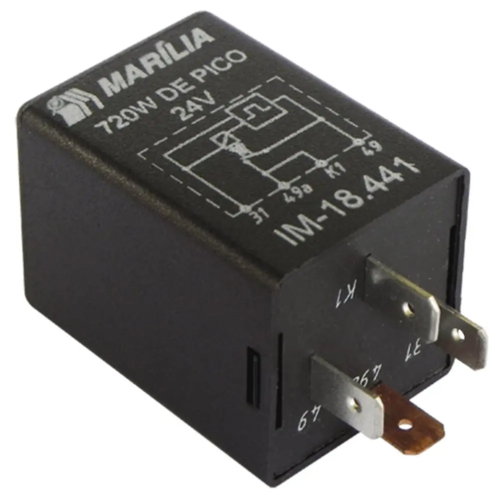 Relê do Pisca 4 Terminais 24V - MARILIA IM18441