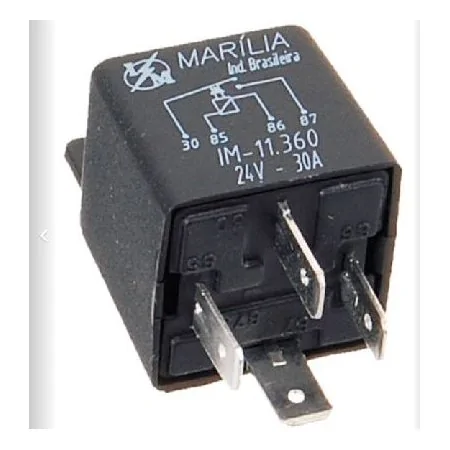 Relê Auxiliar 4 Terminais 24V - MARILIA IM11360