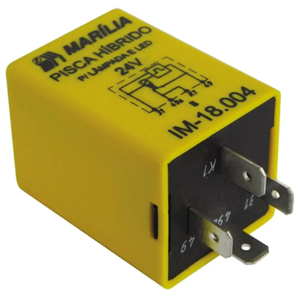Relê do Pisca 4 Terminais 180W 24V - MARILIA IM18004