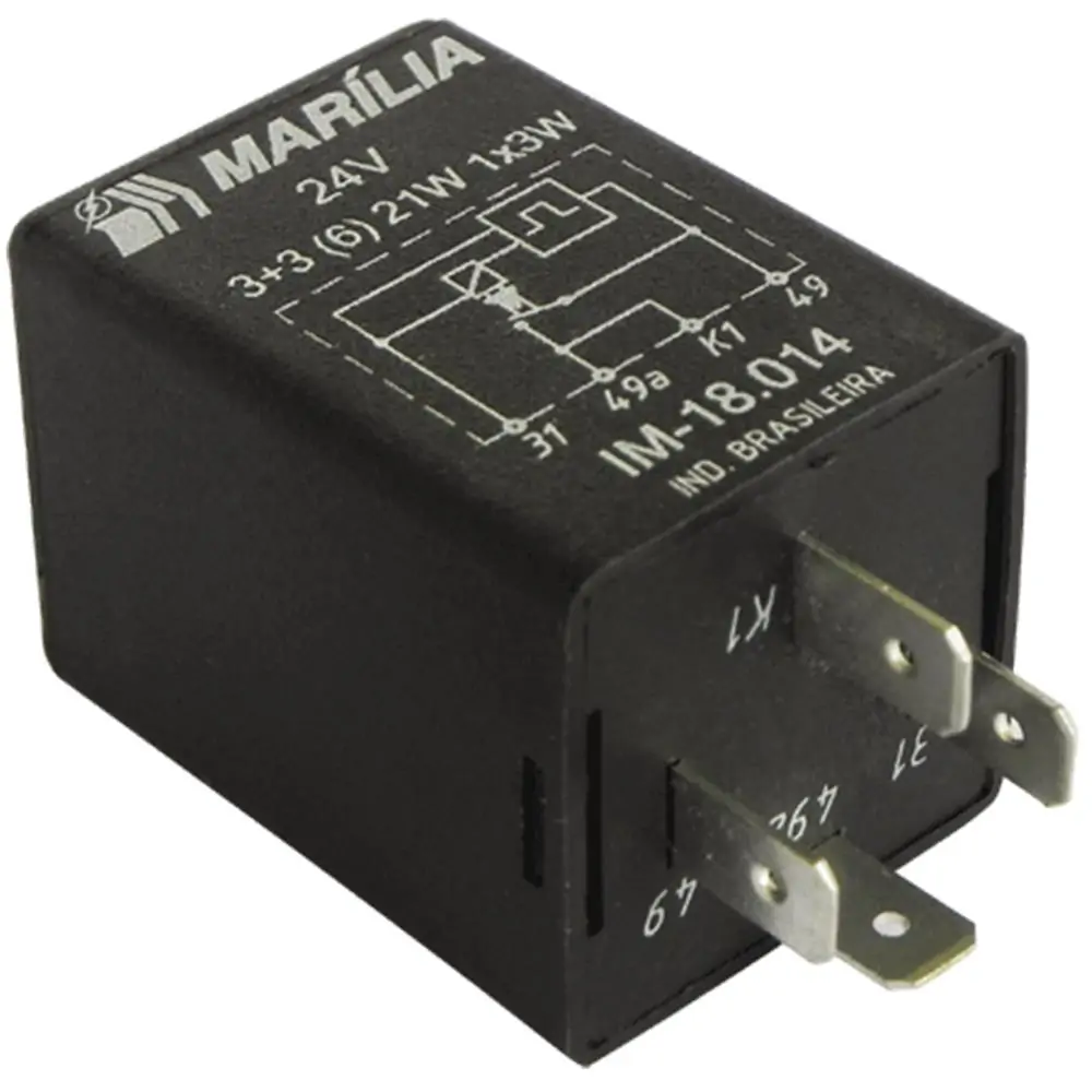 Relê do Pisca 4 Terminais 24V - MARILIA IM18014