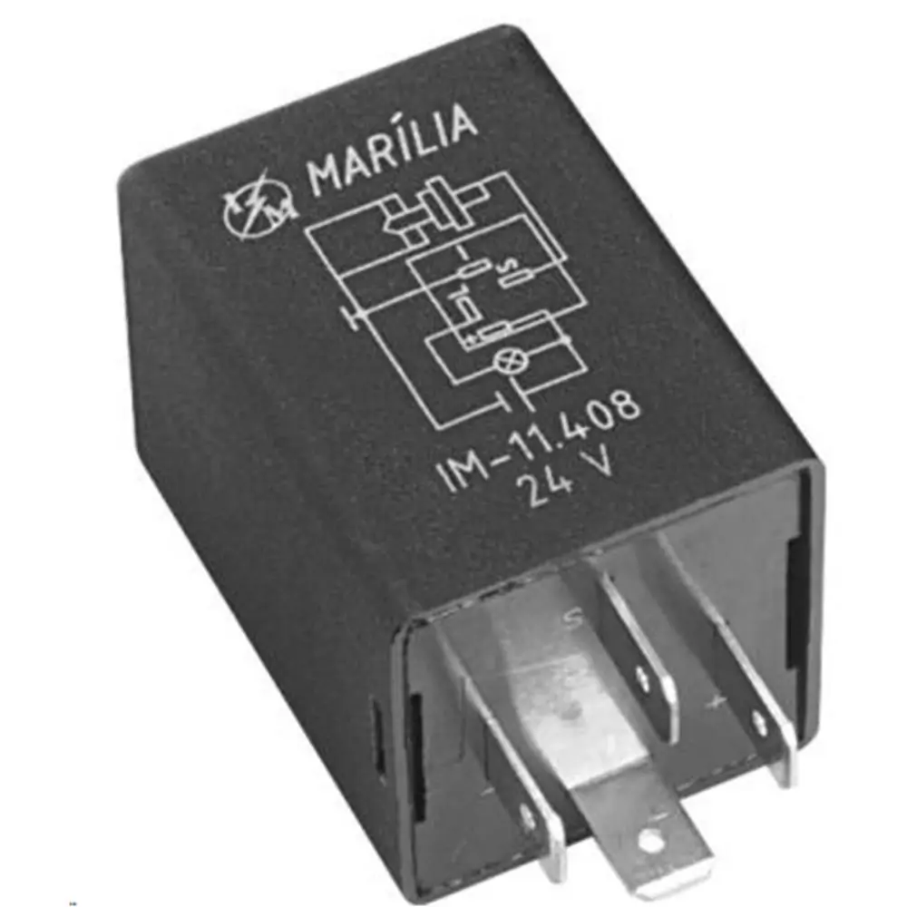 Relê Eletrônico 4 Terminais 24V - MARILIA IM11408