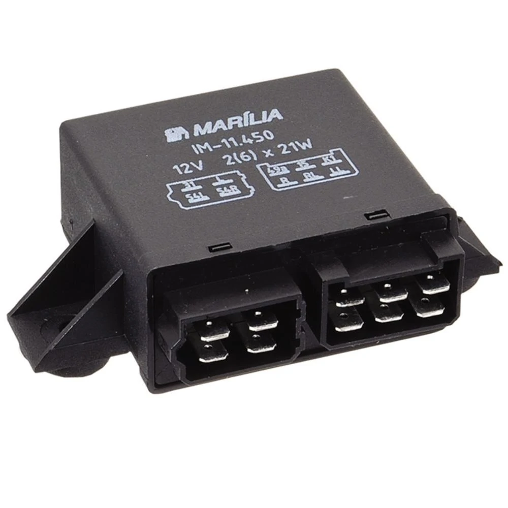 Relê do Pisca Negativo No Soquete 10 Terminais 12V - MARILIA IM11450