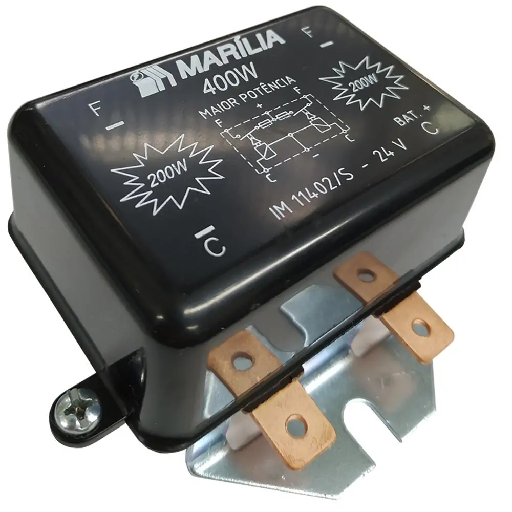 Relê Auxliar de Farois 5 Terminais 400W 24V - MARILIA IM11402S