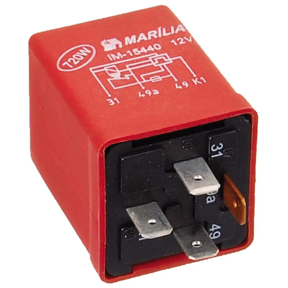 Relê do Pisca 4 Terminais 720W 12V - MARILIA IM15440