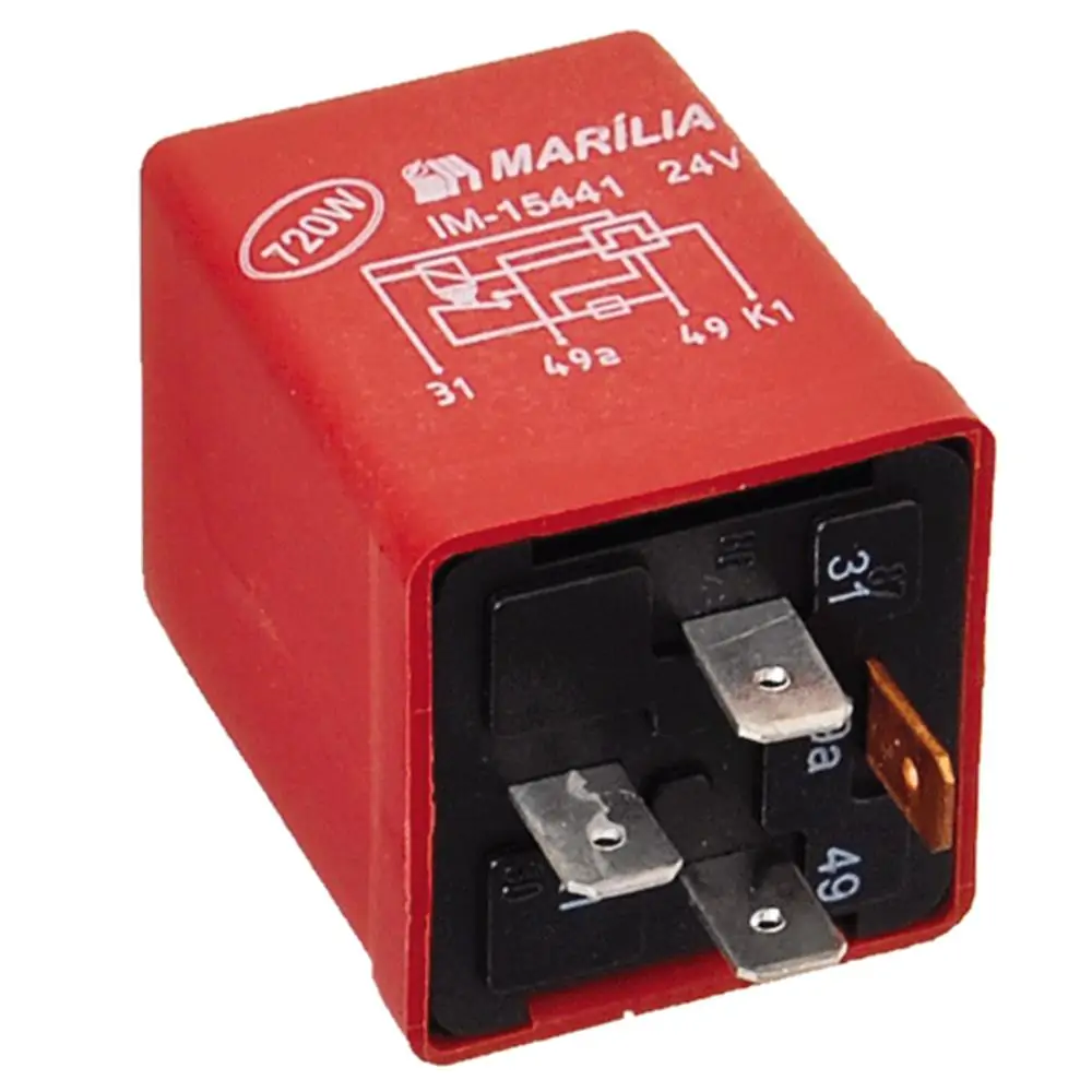 Relê do Pisca 4 Terminais 700W 24V - MARILIA IM15441