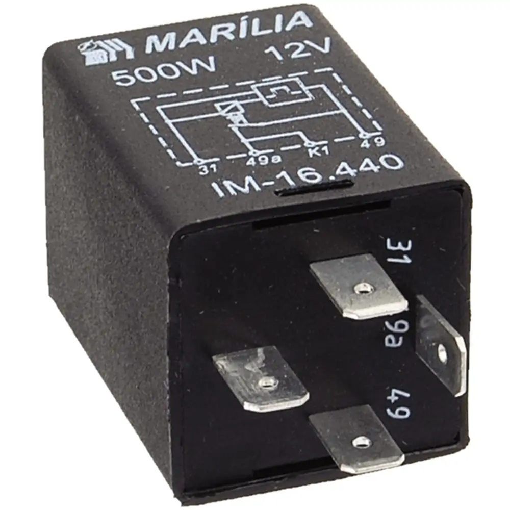 Relê do Pisca 4 Terminais 500W 12V - MARILIA IM16440