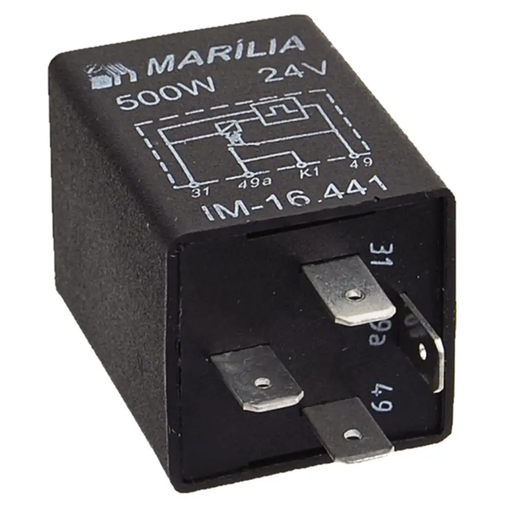 Relê do Pisca 4 Terminais 500W 24V - MARILIA IM16441