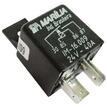 AUXILIAR 4 TERMINAIS C/SUPORTE 24V/40AH - MARILIA IM16009
