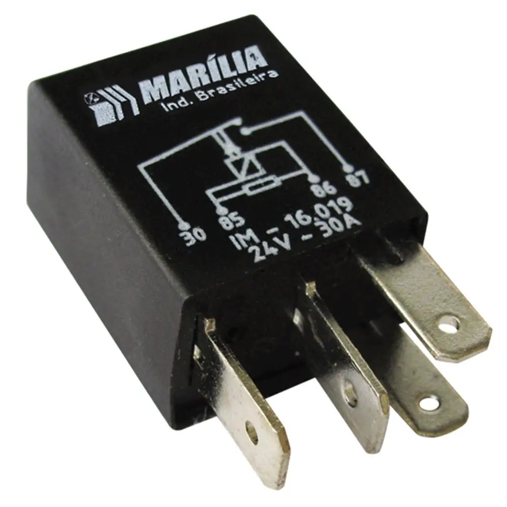 Relê Auxiliar Mini 24V 4 Terminais - MARILIA IM16019