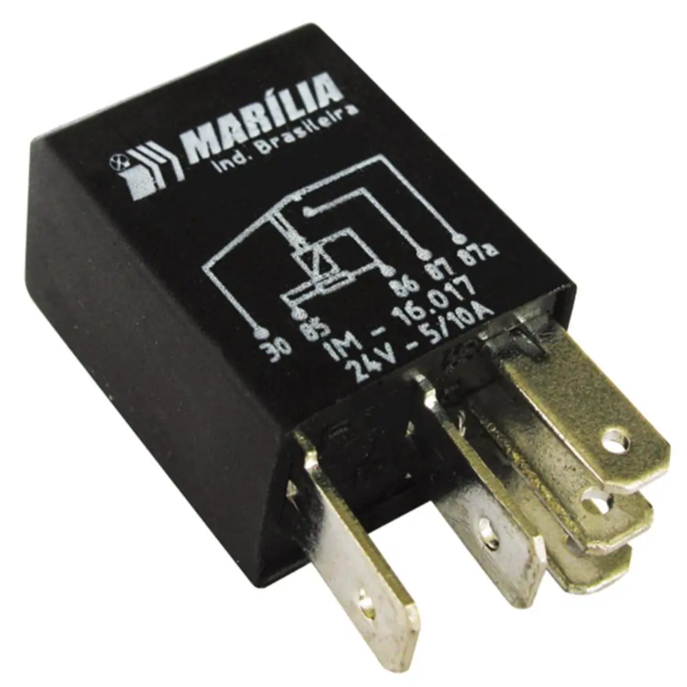 Relê Auxiliar Mini Reversor 24V 5 Terminais - MARILIA IM16017