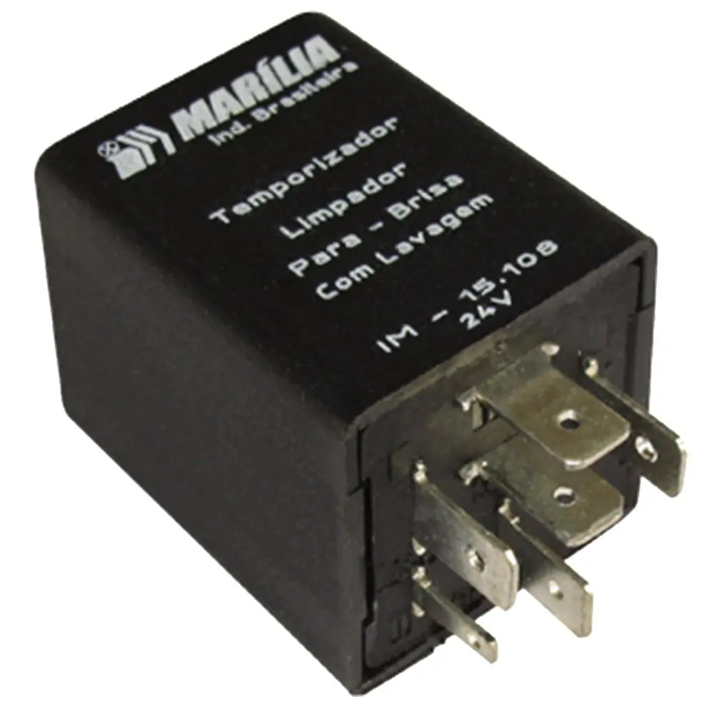 Relê Temporizador do Limpador do Para-brisa com Lavagem 24V - MARILIA IM15108
