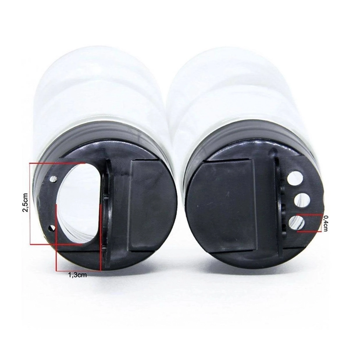 Porta Temperos Condimentos Preto Suporte 9 Potes de Vidro Organizador