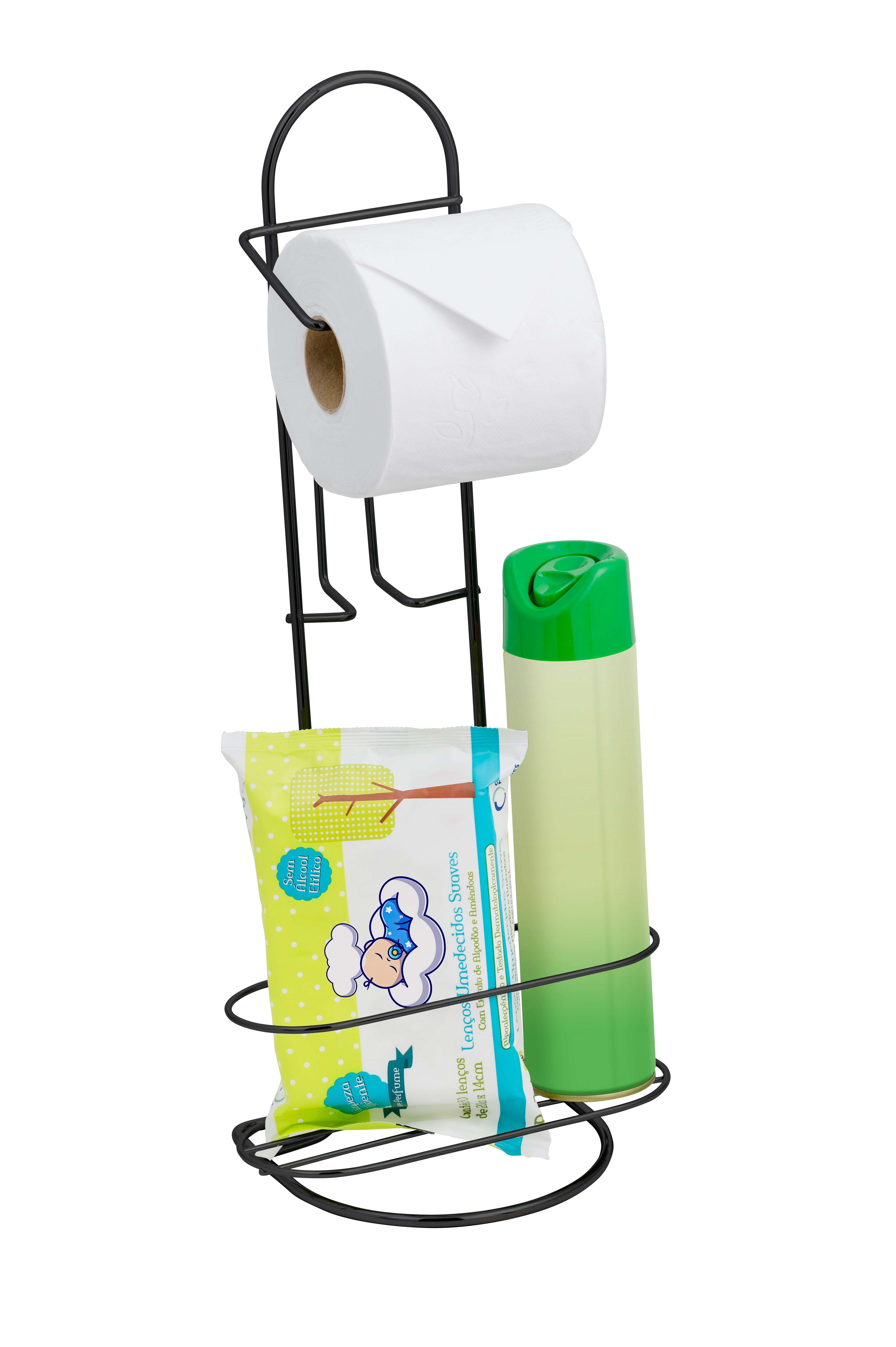 Suporte Papel Higienico Prateleira Black 831 2 Passerini
