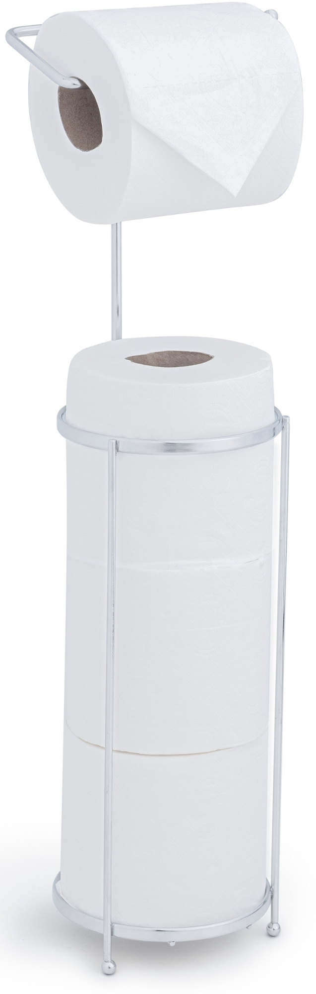 Suporte Papel Higienico Chao Cromado Redondo 1658 4 Passerini