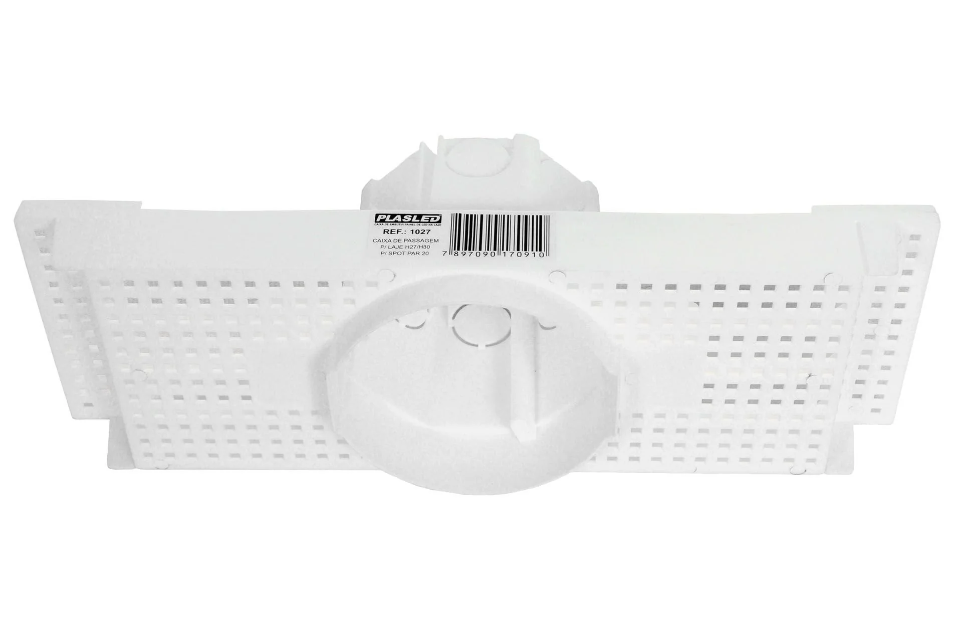 Caixa de passagem para laje 2X1 spot PAR 20 - 7W PLASLED