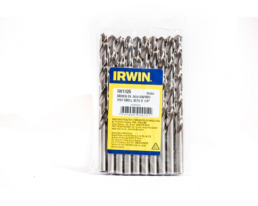 C.interno Broca Aco Rapido P/metal102mm 1/4