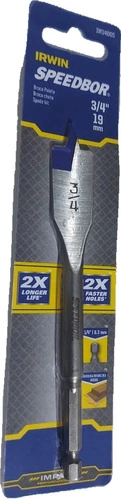 Broca De Madeira Chata Speedbor 3/4´´ 19mm Irwin
