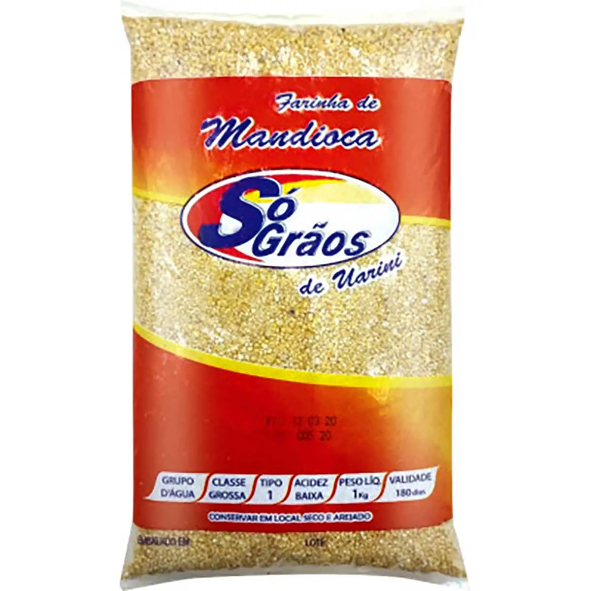 Farinha Uarini Ova So Graos 1kg