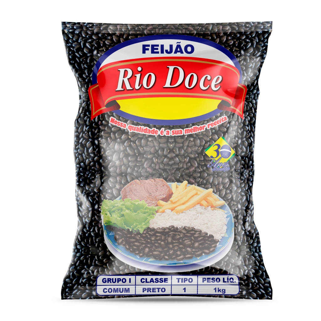 Feijao Preto Rio Doce 1kg