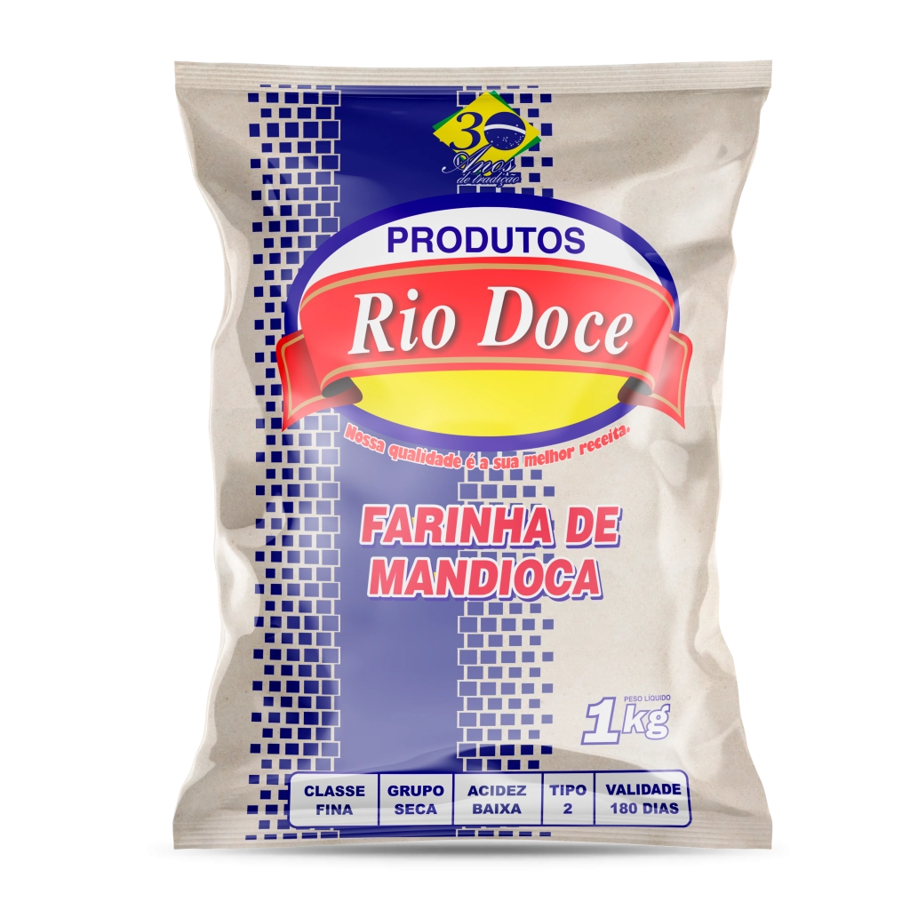 Farinha Mandioca Rio Doce 1kg