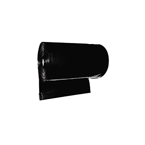 Loja Lona Plastica Preta Rolo Pr411 4x100m