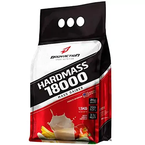 Esportivo Body Action Hard Mass Pacote Pó 1500 Gramas