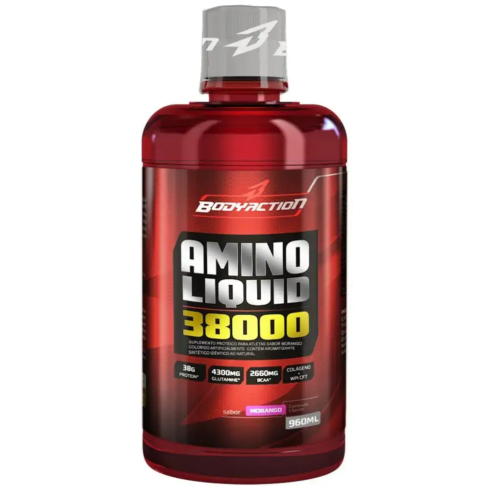 Amino Morango 960ml Bodyaction