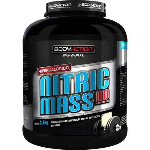Nitric Mass No Morango 2,8kg Galgrin Suplementos