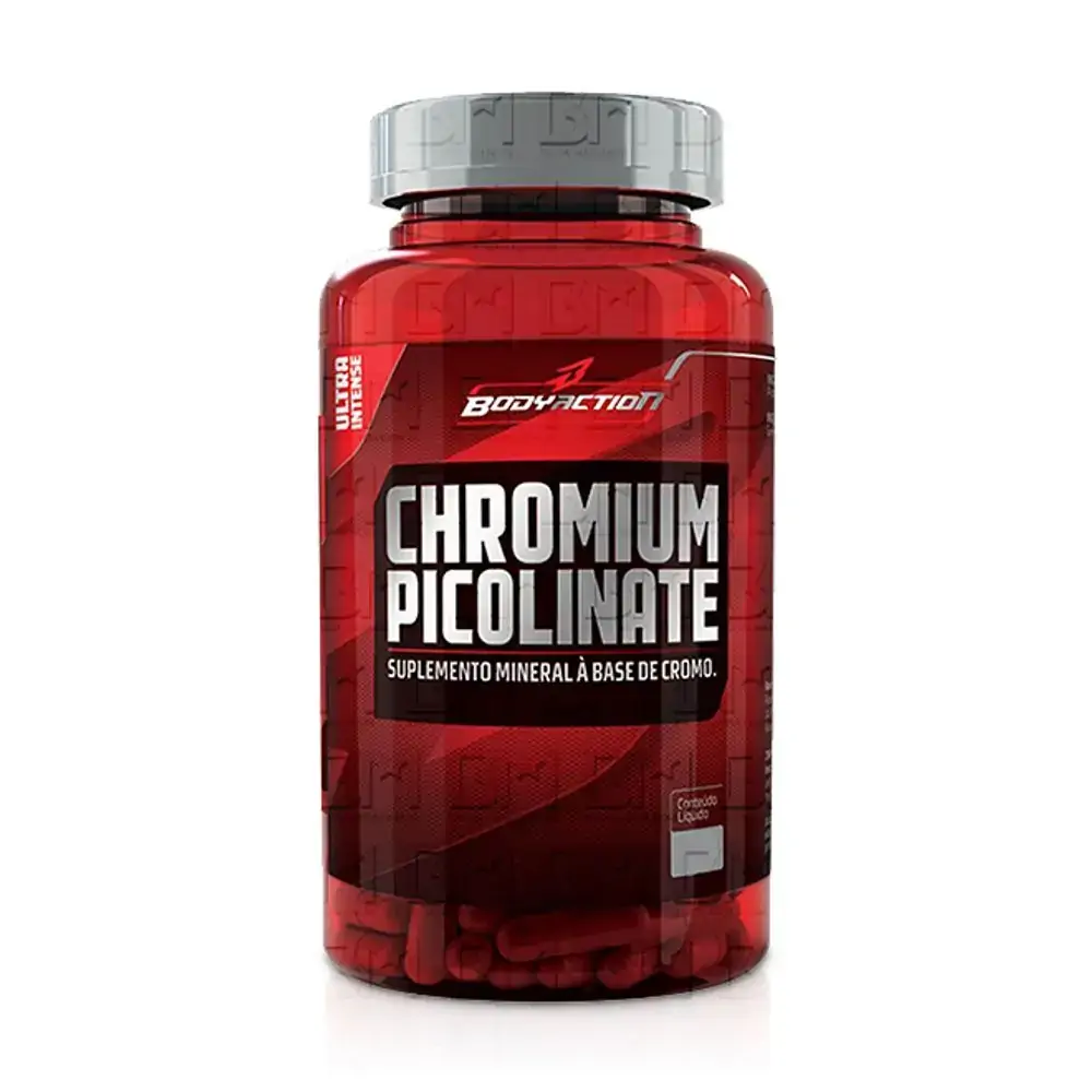 Esportivo Body Action Cromo Quelato Gtf Pote 100 Cápsulas