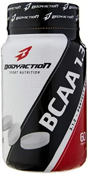 Esportivo Body Action Bcaa 2:1:1 Pote 60 Cápsulas