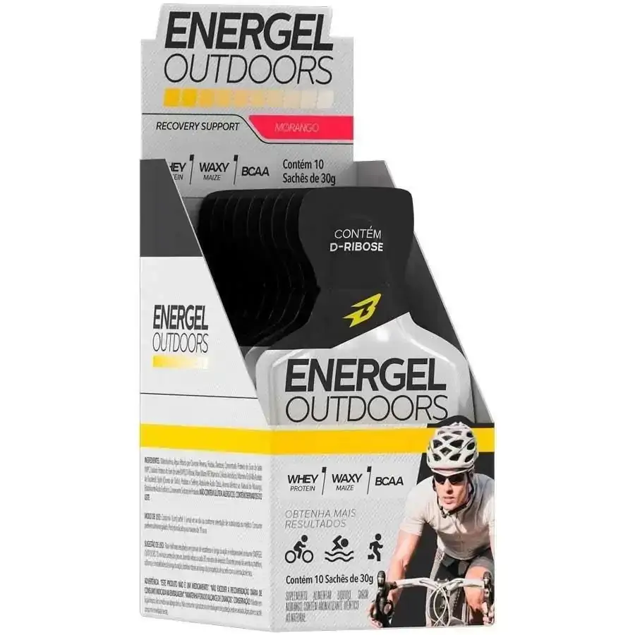 Energel Outdoors Body Action 10 Saches de 30g Morango